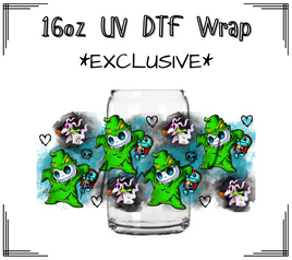 Oogie Boogie Jack UV DTF Libby Wrap 16oz