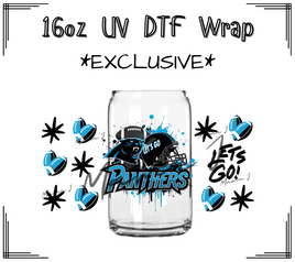 Panthers UV DTF Libby Wrap 16oz