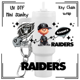Raiders Charlie UV DTF Mini Stanley Key Chain Wrap