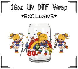 Rainbow Bright UV DTF Libby Wrap 16oz
