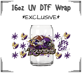 Ravens UV DTF Libby Wrap 16oz