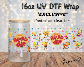 UV DTF Rollie Polie Olie Libbey Wrap 16oz