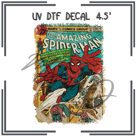 Spiderman UV DTF Decal