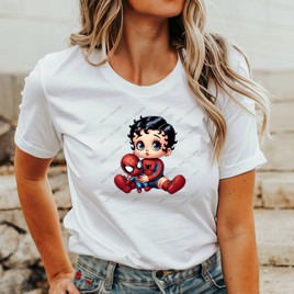 Betty Boop Spidey HTV Heat Transfer (Exclusive Design)