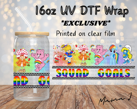 Squad Goals UV DTF Libby Wrap 16oz