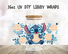 Stitch Concha UV DTF Libby Wrap 16oz