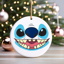Stitch UV DTF Christmas Ornament Decal