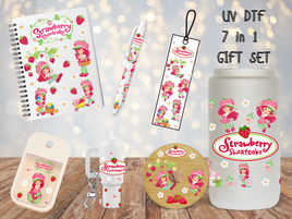 Strawberry Shortcake 7 in 1 UV DTF Set
