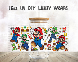 Super Mario Libbey Wrap 16oz