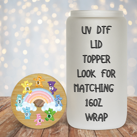 Swear Bears UV DTF Lid Topper