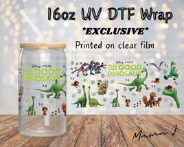 UV DTF The Good Dinosaur Libbey Wrap 16oz