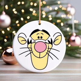 Tigger UV DTF Christmas Ornament Decal