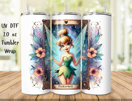 20oz UV DTF Tumbler Wrap Tinkerbell 1