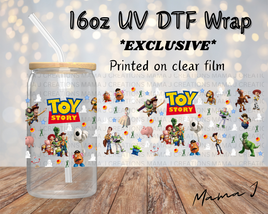 UV DTF Toy Story 1 Libbey Wrap 16oz