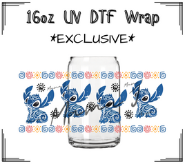 Tribal Stitch UV DTF Libby Wrap 16oz