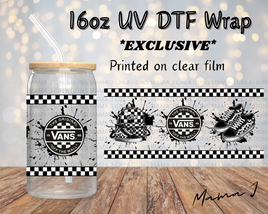 UV DTF Vans Libbey Wrap 16oz