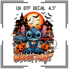 Wanna Play UV DTF Decal