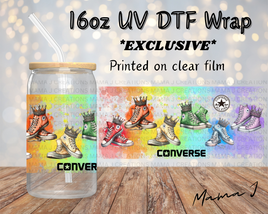 UV DTF Wear The Rainbow Libbey Wrap 16oz