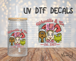 Whoville Est 1957 UV DTF Decal